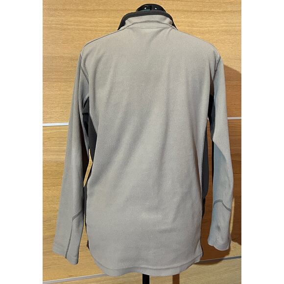 Columbia fleece pullover - quarter zip - 2-tone brown- size M - Picture 2 of 8